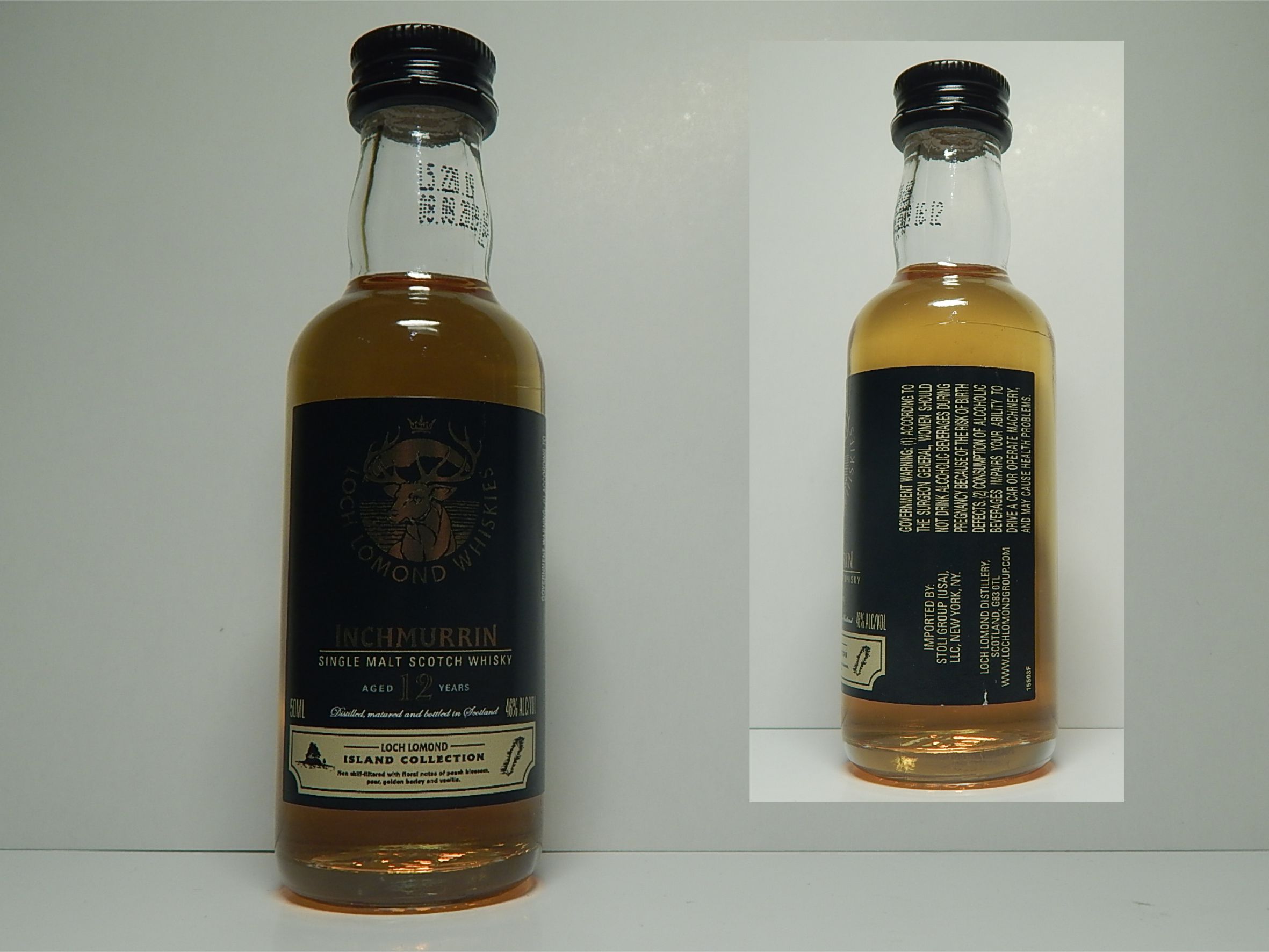 INCHMURRIN SMSW 12yo 50ML 46%ALC/VOL "USA"